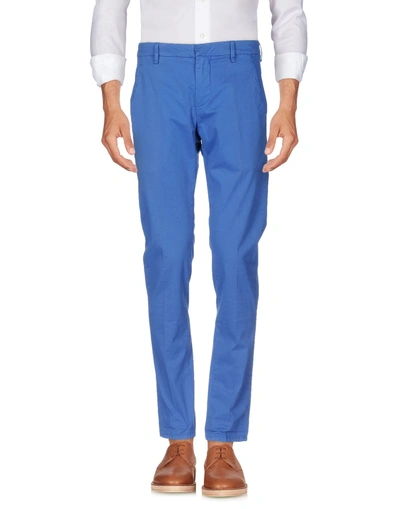 Shop Dondup Casual Pants In Bright Blue