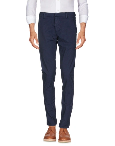 Shop Dondup Casual Pants In Slate Blue