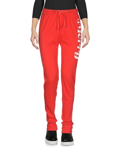 Shop Wildfox Casual Pants In Red