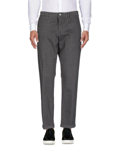 Shop Jeckerson Casual Pants In Steel Grey