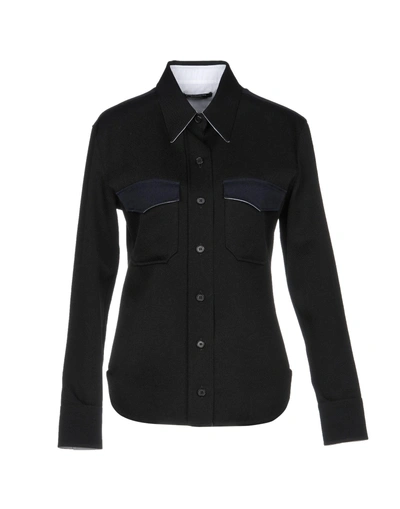 Shop Calvin Klein 205w39nyc Shirts In Black