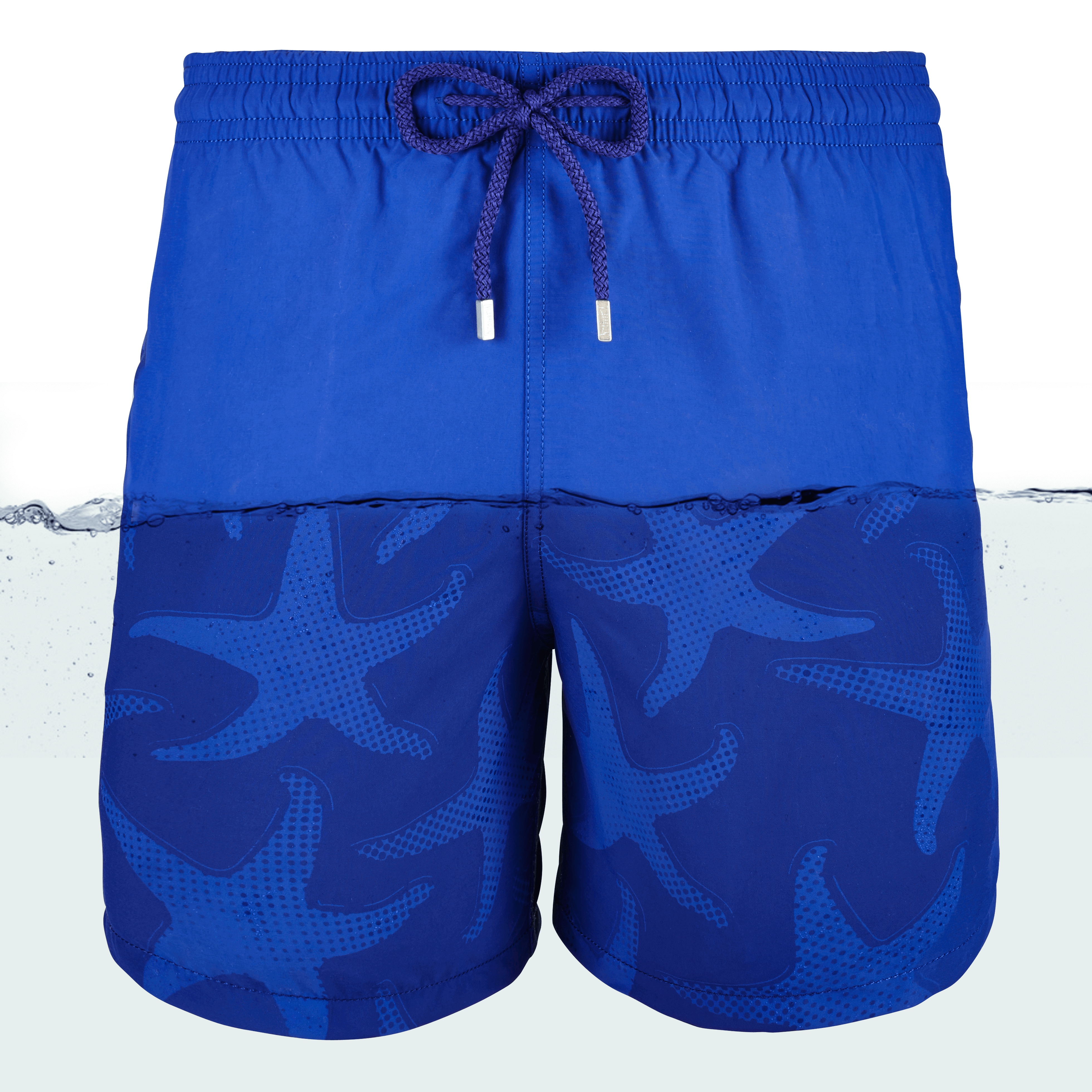 water reactive swim trunks