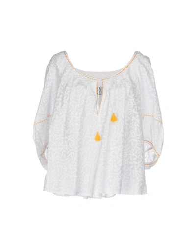 Shop Thierry Colson Blouse In White