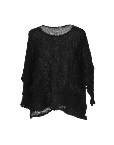 Shop Issey Miyake Blouses In Black