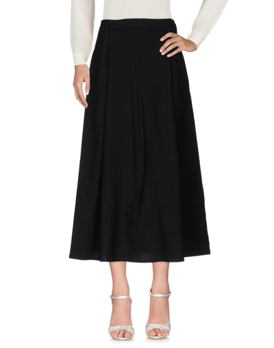 Shop Barena Venezia Long Skirts In Black