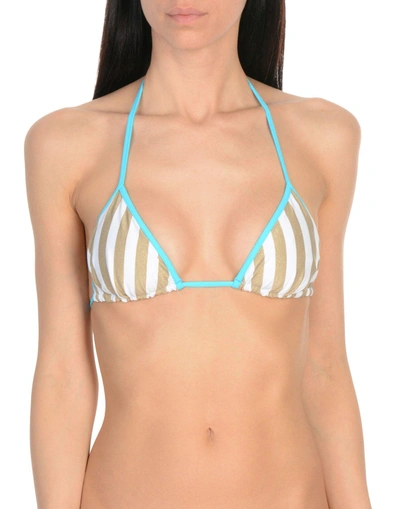 Shop Diane Von Furstenberg Bikini Tops In Sand