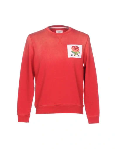 Shop Kent & Curwen Sweatshirts In Red
