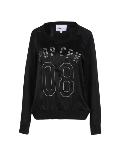 Shop Pop Cph Sweatshirts In Black