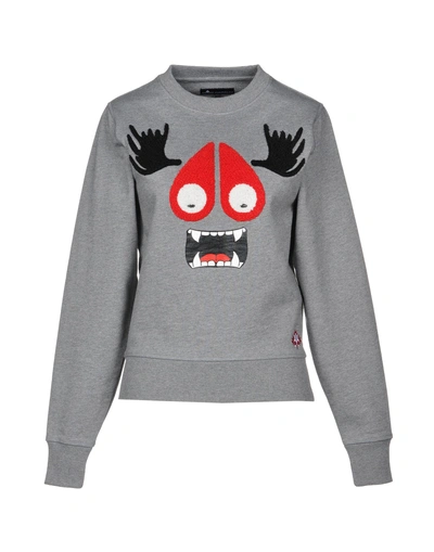 Shop Moose Knuckles Sweatshirts In Light Grey