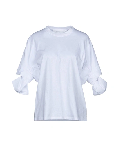 Shop Victoria Victoria Beckham T-shirts In White