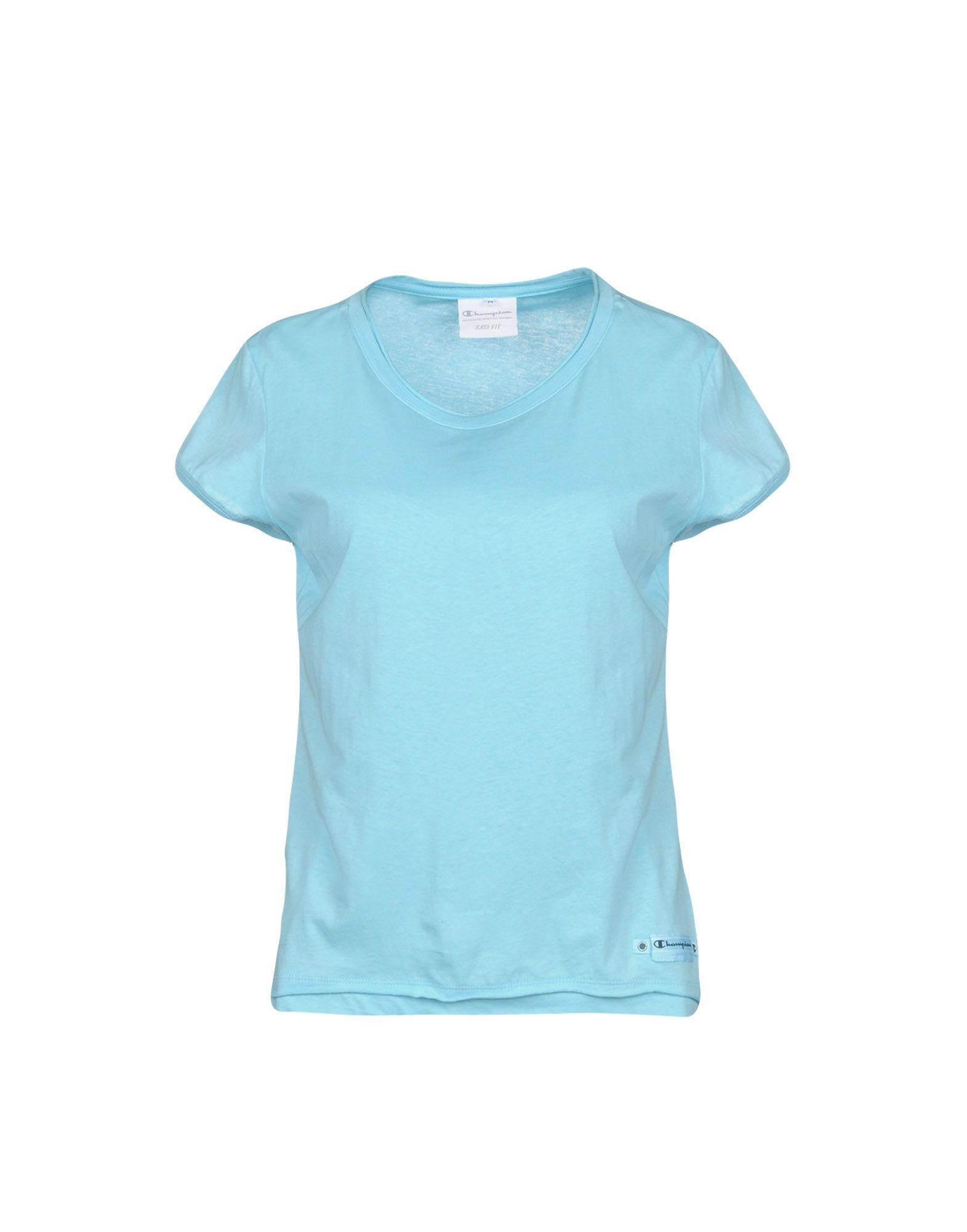 sky blue champion shirt