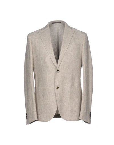 Shop Eleventy Blazer In Light Grey