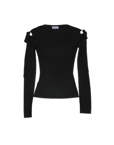 Shop Red Valentino Sweater In Black