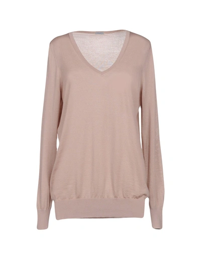 Shop Malo Cashmere Blend In Pale Pink