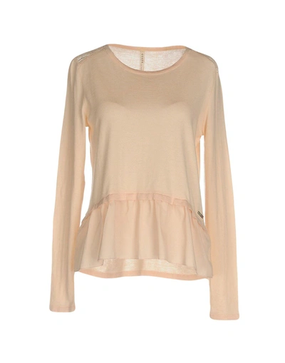 Shop Guess Sweater In Light Pink