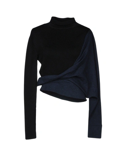 Shop Atlein Turtleneck In Black