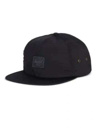 Shop Herschel Supply Co Albert Baseball Cap In Black
