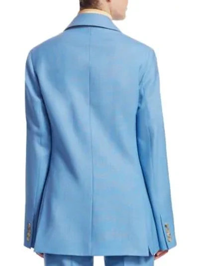 Shop The Row Presner Jacket In French Blue