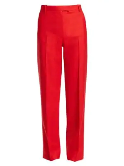 Shop The Row Lada Pants In Red