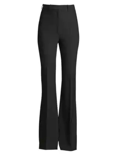 Shop Michael Kors High-rise Flared Pants In Black
