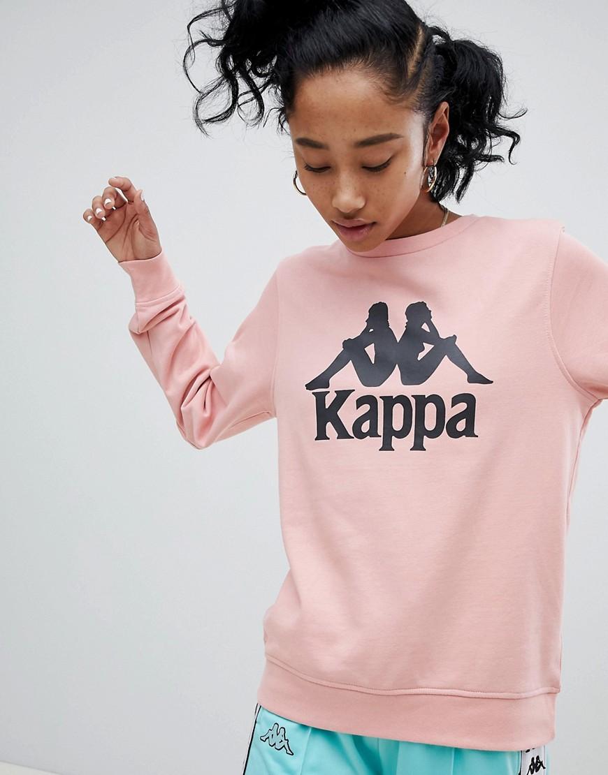 Kappa Sweatshirt With Front - Pink | ModeSens