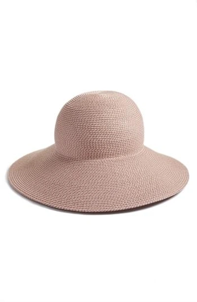 Shop Eric Javits 'hampton' Straw Sun Hat - Pink In Blush