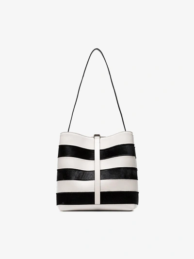 Shop Proenza Schouler Optic White And Black Frame Shoulder Bag