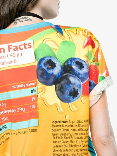 Shop Moschino Juice Box Cartoon T Shirt In Multicolour