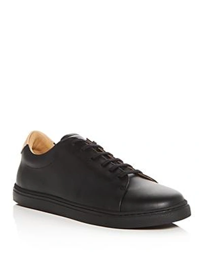 Shop Pairs In Paris Men's No. 2 Leather Lace Up Sneakers - 100% Exclusive In Black