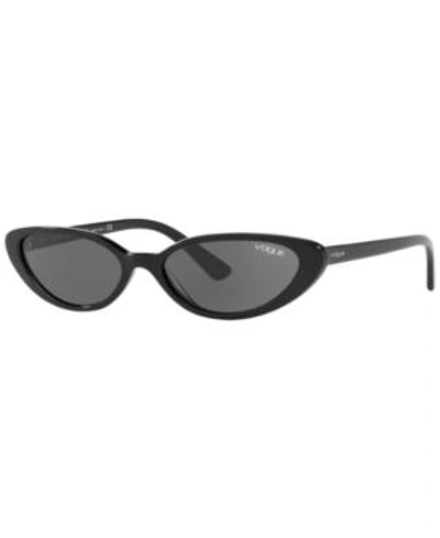 Shop Vogue Sunglasses, Vo5237s 52 In Black/grey