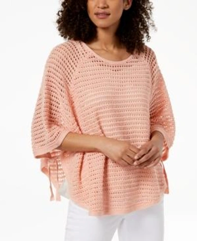 Shop Eileen Fisher Organic Linen Sweater In Petal