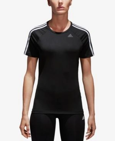Shop Adidas Originals Adidas Designed2move Climalite T-shirt In Black