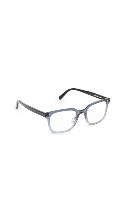 Shop Super Sunglasses Tuttolente Numero 19 Glasses In Nero/clear