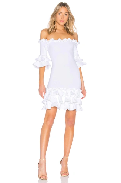 Shop Donna Mizani Pishi Mini Dress In White