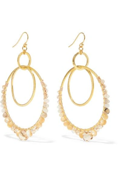 Shop Chan Luu Gold-plated Multi-stone Earrings