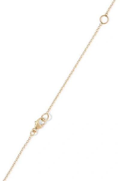 Shop Brooke Gregson Pisces 14-karat Gold Diamond Necklace