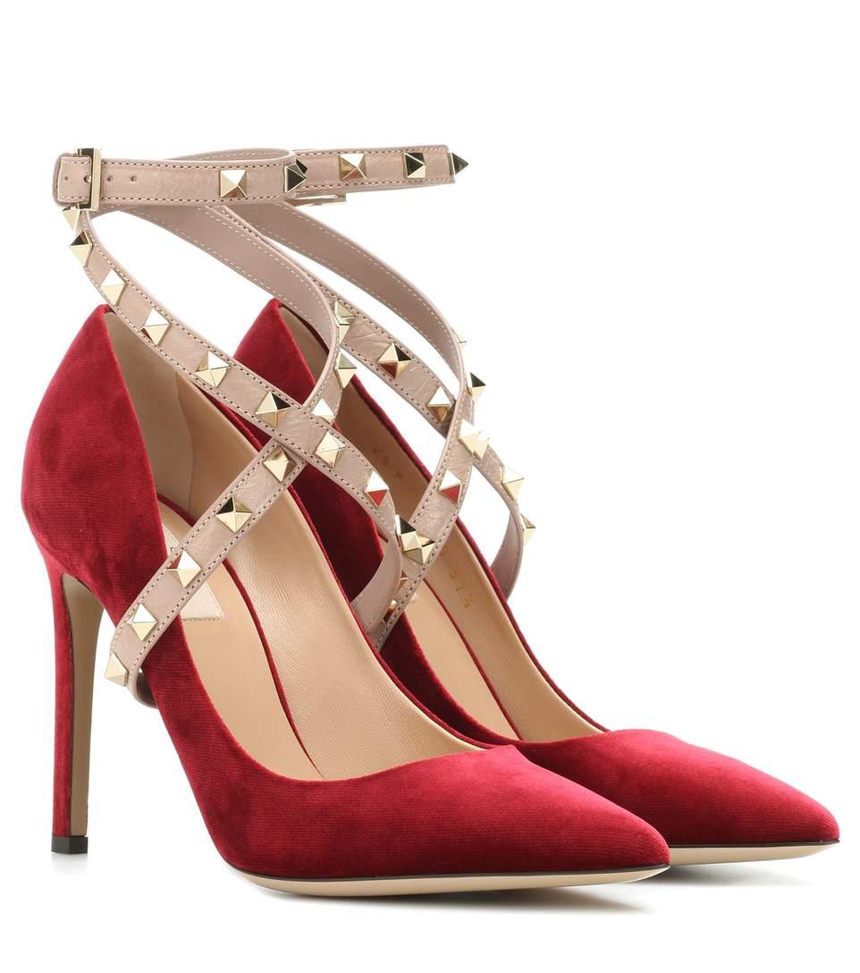valentino velvet pumps
