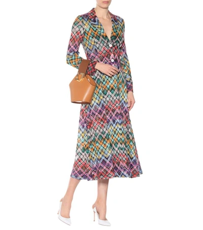 Shop Missoni Crochet-knit Maxi Dress In Multicoloured