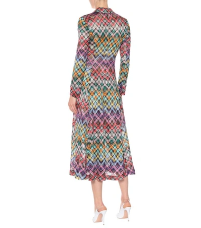 Shop Missoni Crochet-knit Maxi Dress In Multicoloured