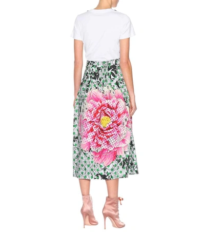 Shop Mary Katrantzou Bowles Floral-printed Skirt In Multicoloured