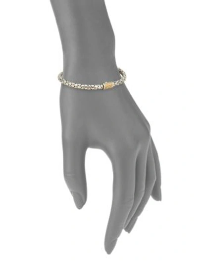 Shop John Hardy Dot Sterling Silver & 18k Gold Slim Chain Bracelet
