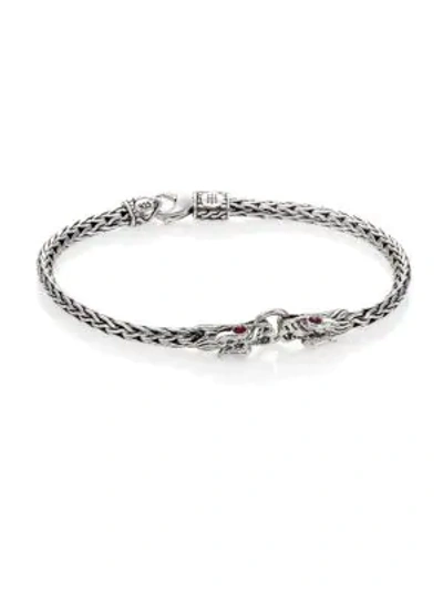 Shop John Hardy Women's Naga Ruby & Sterling Silver Classic Chain Bracelet
