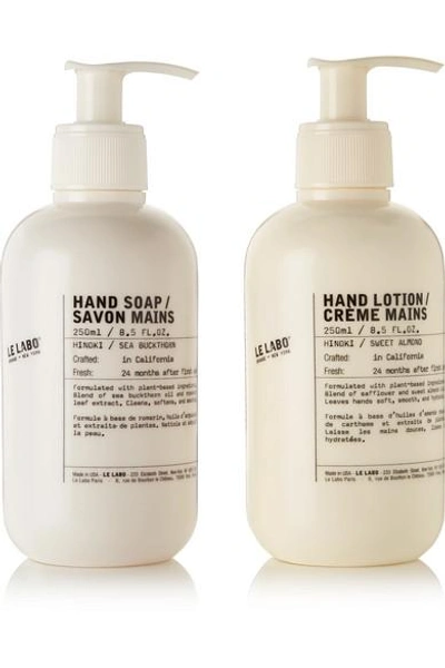 Le Labo Hand Soap And Lotion Duo, 2 X 250ml In Colourless | ModeSens