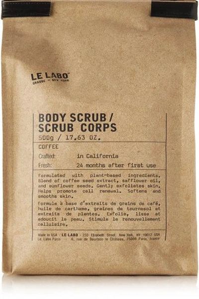 Shop Le Labo Coffee Body Scrub, 500g In Colorless