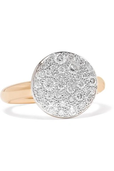 Shop Pomellato Sabbia 18-karat Rose Gold Diamond Ring