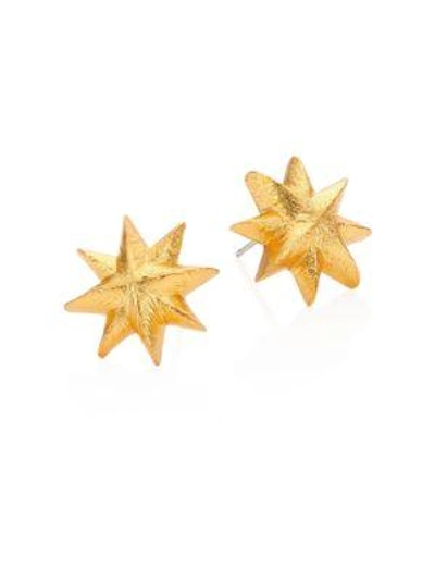 Shop Stephanie Kantis Baby Burst Stud Earrings In Gold