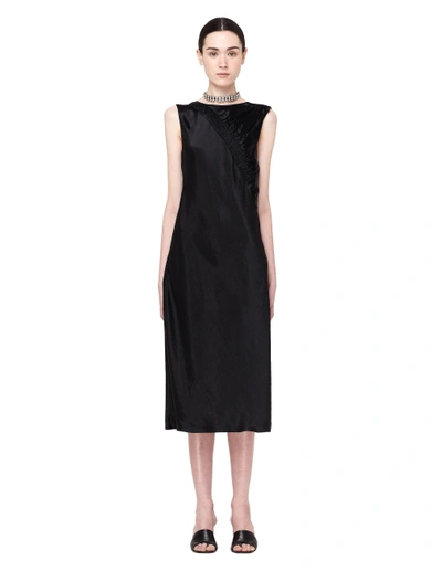 Shop Maison Margiela Black Sleeveless Dress
