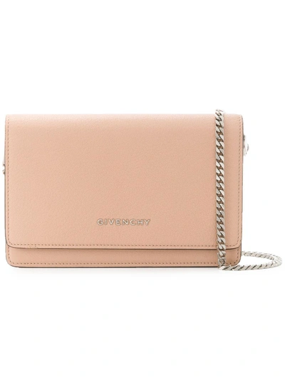 Shop Givenchy Pandora Mini Chain Wallet - Pink