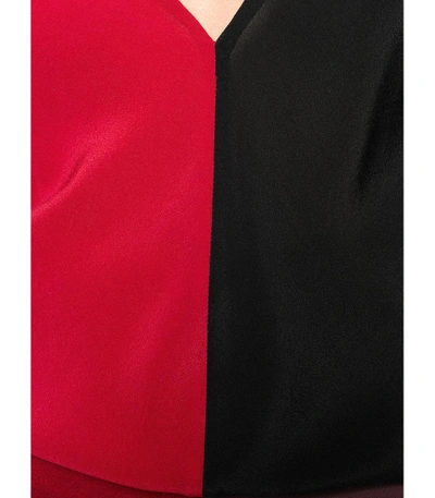 Shop Haider Ackermann Red/black Colour Blocked Camisole