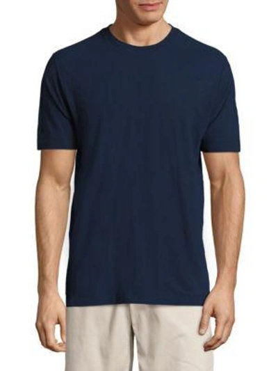 Shop Vilebrequin Swiss Jersey Tee In Navy